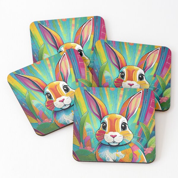 Item preview, A very colourful page of a bunny designed and sold by fotofeast.