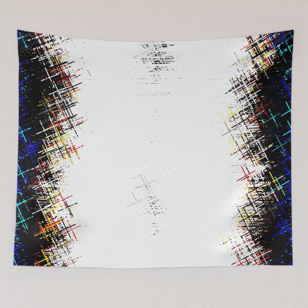 Item preview, black and blue abstract designed and sold by TiffyChaa.