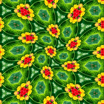 Artwork thumbnail, Fresh Flowers Pattern by Patternflower