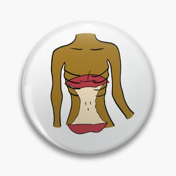 Item preview, Eating Disorder - Apple Core: Version 6 (Skin Color 3) designed and sold by Heart-shovel.