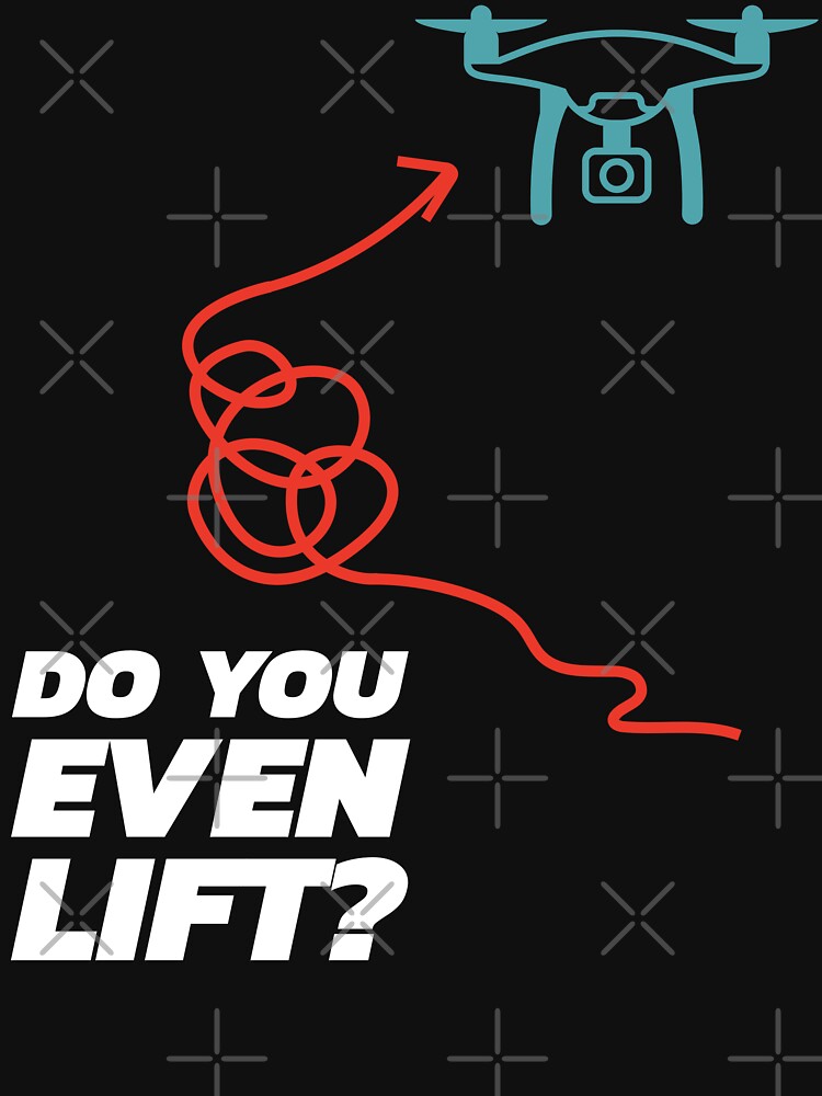 Thumbnail 7 of 7, Classic T-Shirt, Drone: Do You Even Lift? designed and sold by Teesamust.
