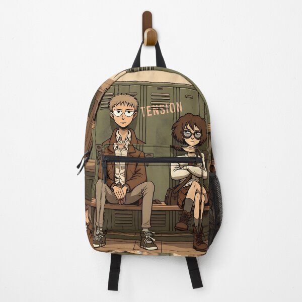 Item preview, School Days Benchmates Illustration designed and sold by inkArtistryfine.
