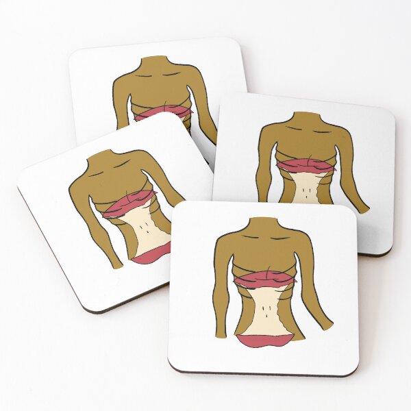 Item preview, Eating Disorder - Apple Core: Version 6 (Skin Color 3) designed and sold by Heart-shovel.