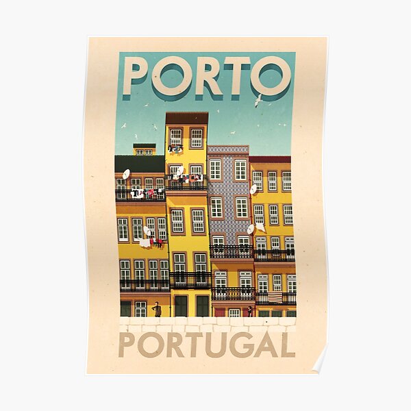 Affiches de voyage - Porto Portugal Poster