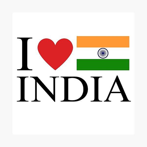 Item preview, I LOVE INDIA designed and sold by snapacrab.