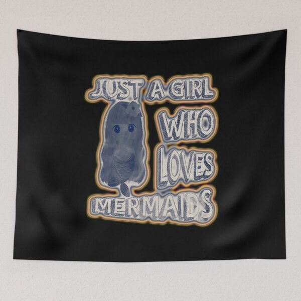 Item preview, just a girl who loves mermaids #3 funny designed and sold by creativerooney.