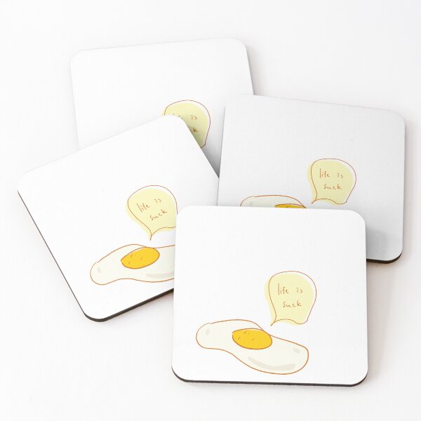Item preview, Life is suck Cute egg  designed and sold by MidnightTomato.