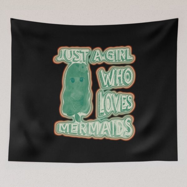 Item preview, just a girl who loves mermaids #4 funny designed and sold by creativerooney.