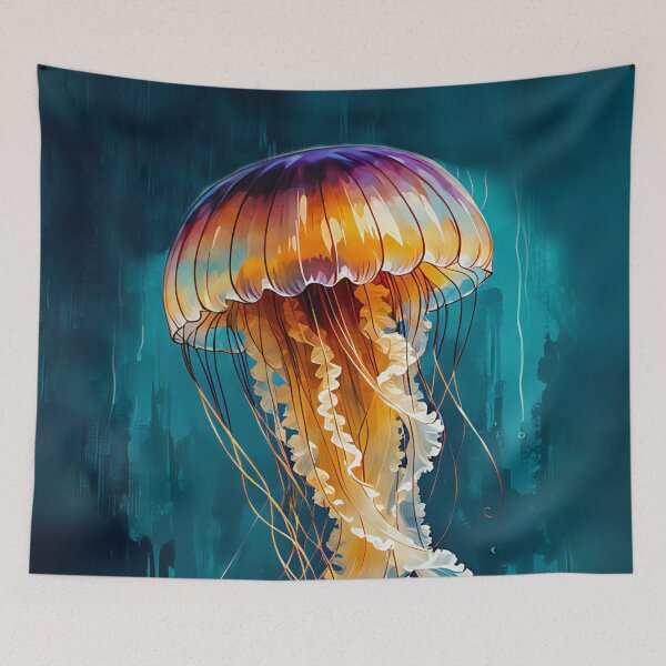 Item preview, Medusas en la ilustración de pintura al agua designed and sold by TheRedPixels.