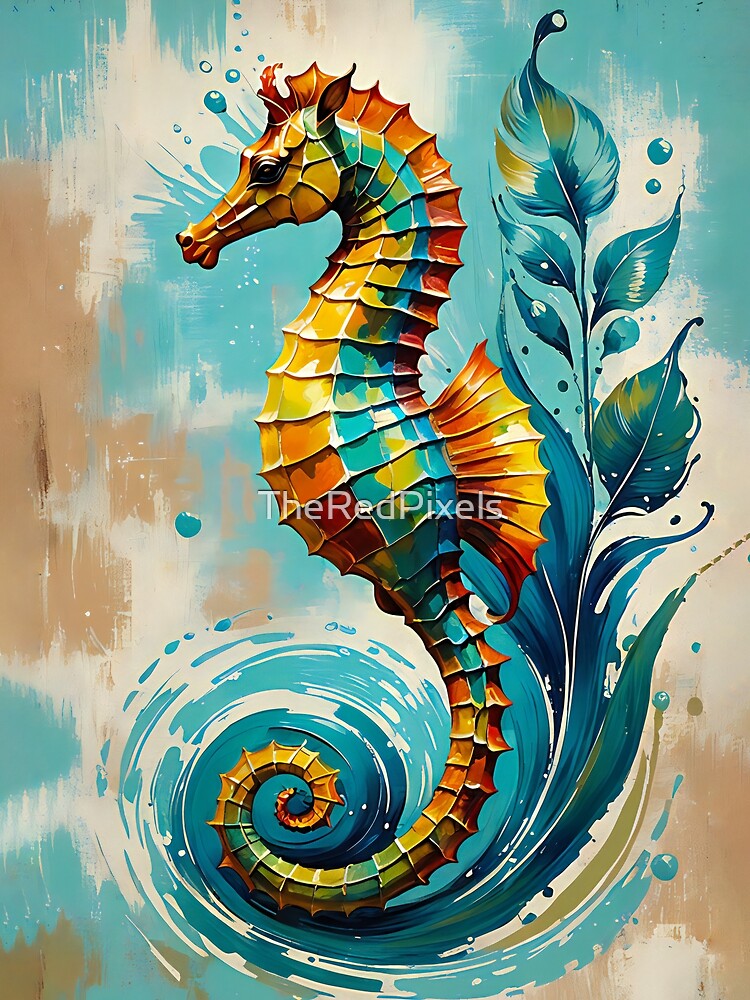 Seahorse shops Painting