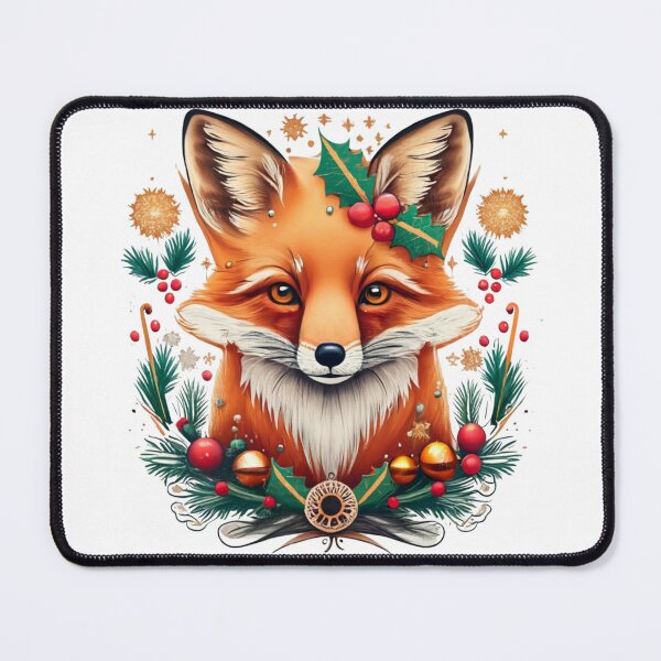 Item preview, fox christmas designed and sold by deviatepolo.