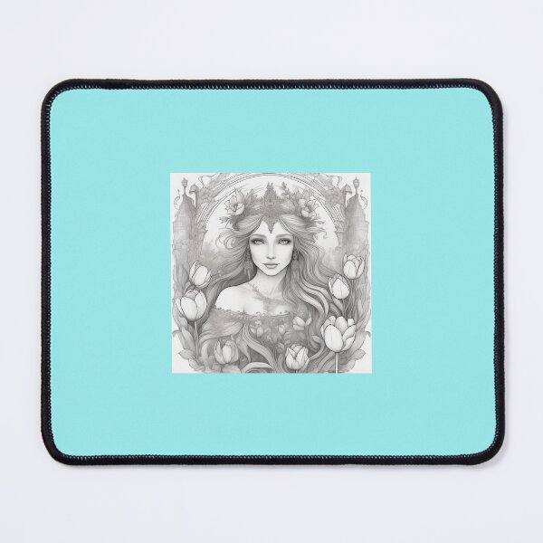 Item preview, enchanted lady with tulips designed and sold by Zelda50.