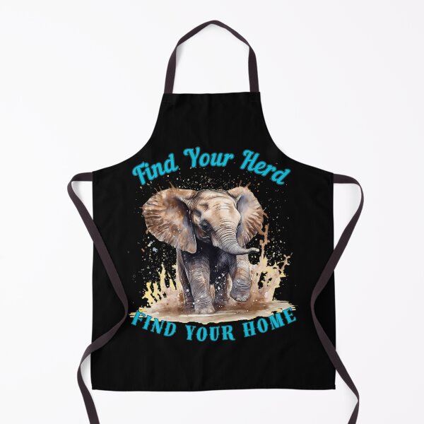 Item preview, Find Your Herd, Find Your Home. funny elephant designed and sold by ElephantVibes.