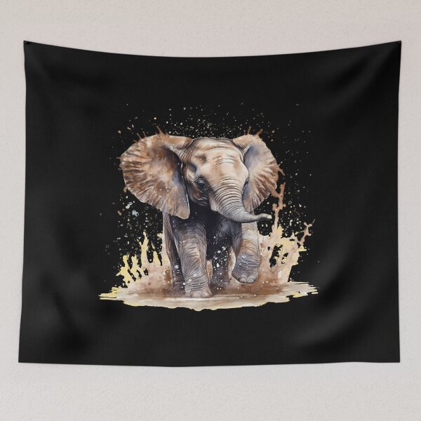 Item preview, Wild Elephant designed and sold by ElephantVibes.