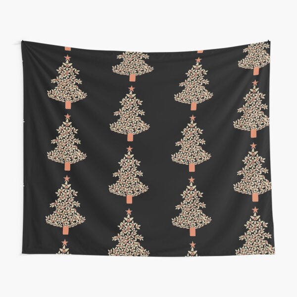 Item preview, Peach Orange Christmas Tree, Christmas Lights Decorations designed and sold by Art Shimmers.