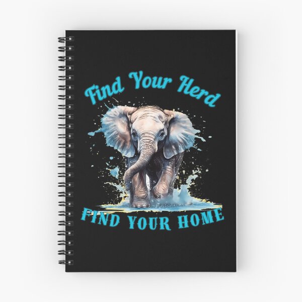 Item preview, Find Your Herd, Find Your Home. adorable elephant designed and sold by ElephantVibes.