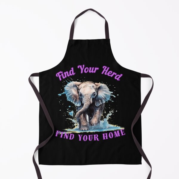 Item preview, Find Your Herd, Find Your Home. elephant quote designed and sold by ElephantVibes.