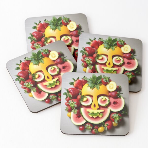 Item preview, Face made of fruit  03 designed and sold by txstock.