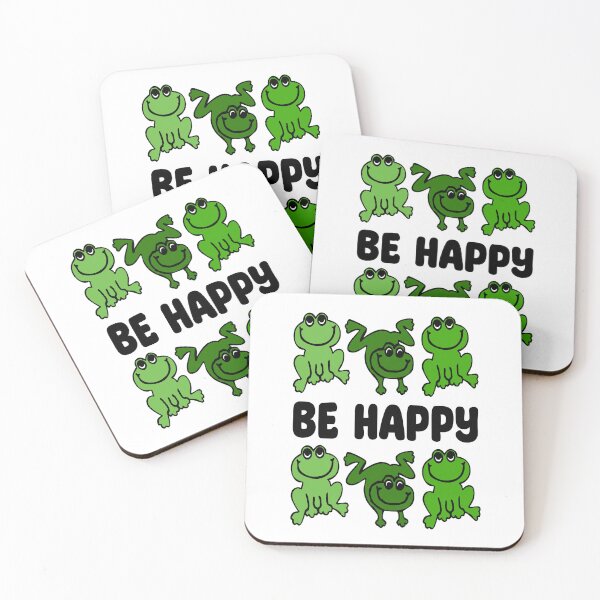 Item preview, Be Happy Frogs designed and sold by nimmitrends.