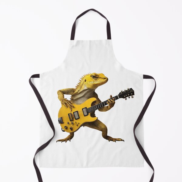 Item preview, Musician Animals Orchestra Lizzard Guitarist designed and sold by joyfulcow.