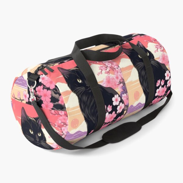 Item preview,  black cat with japanese traditional kimono  designed and sold by Catophile.