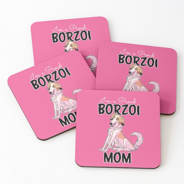 Item preview, I'm a proud Borzoi mom designed and sold by Iluvmygreyhound.