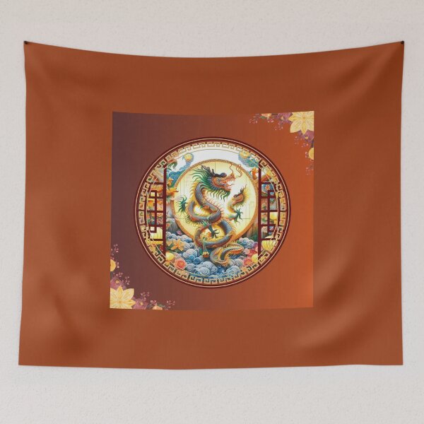 Item preview, Fantasy Dragon zodiac ushering New Year (silvergoldvisionary) designed and sold by SGVisionary.