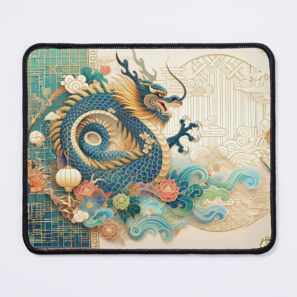 Item preview, Fantasy Dragon zodiac ushering New Year (silvergoldvisionary) designed and sold by SGVisionary.