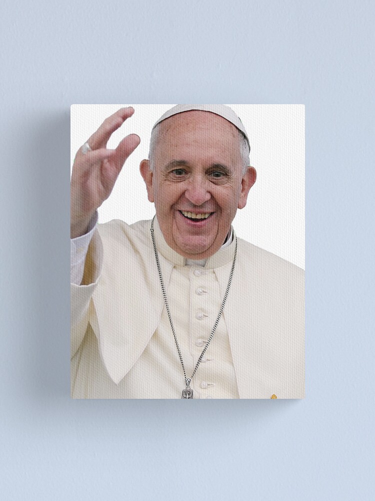 Vista alternativa de Lienzo Papa Francisco