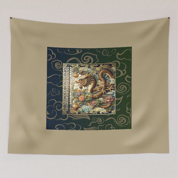 Item preview, Fantasy Dragon zodiac ushering New Year (silvergoldvisionary) designed and sold by SGVisionary.