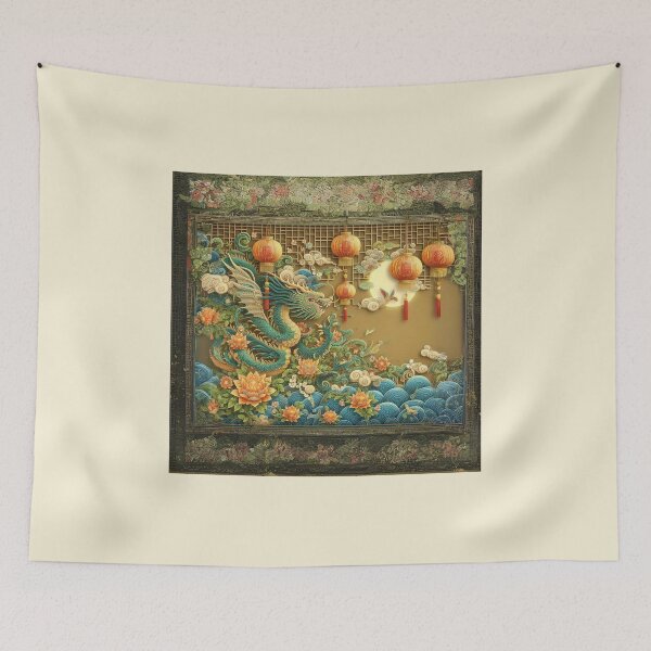 Item preview, Fantasy Dragon zodiac ushering New Year (silvergoldvisionary) designed and sold by SGVisionary.