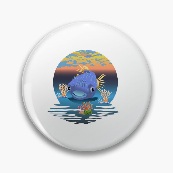 Item preview, Love the cute Pufferfish designed and sold by TJHstudio.
