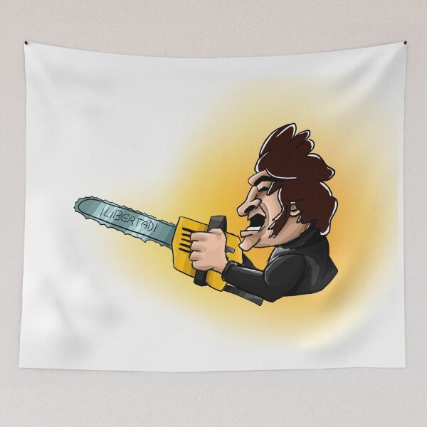 Item preview, JAVIER MILEI CHAINSAW PLAN designed and sold by MechanicalART.