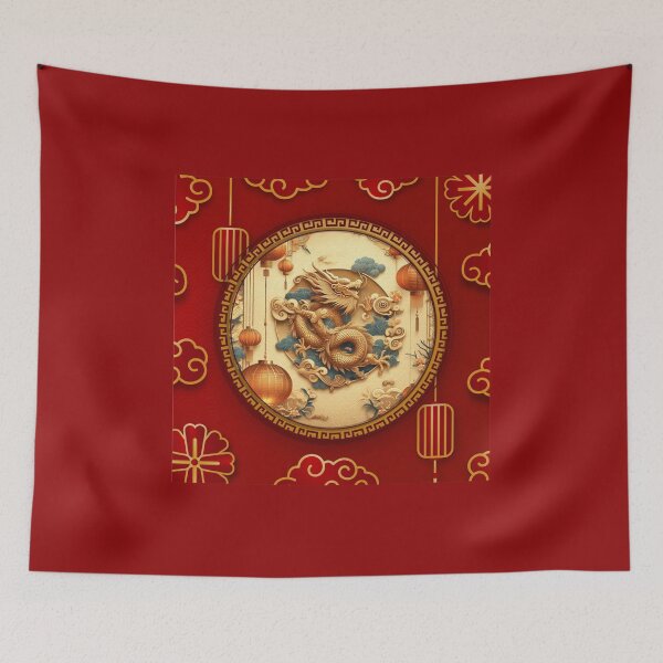 Item preview, Fantasy Dragon zodiac ushering New Year (silvergoldvisionary) designed and sold by SGVisionary.