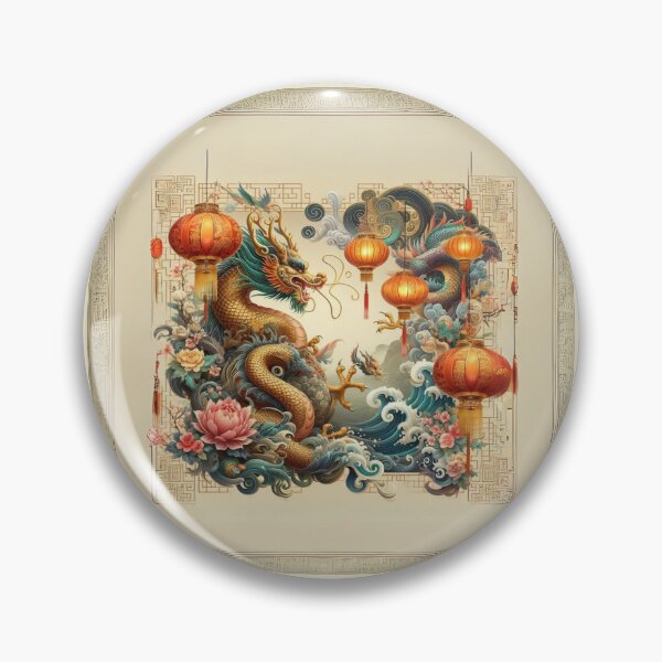 Item preview, Fantasy Dragon zodiac ushering New Year (silvergoldvisionary) designed and sold by SGVisionary.