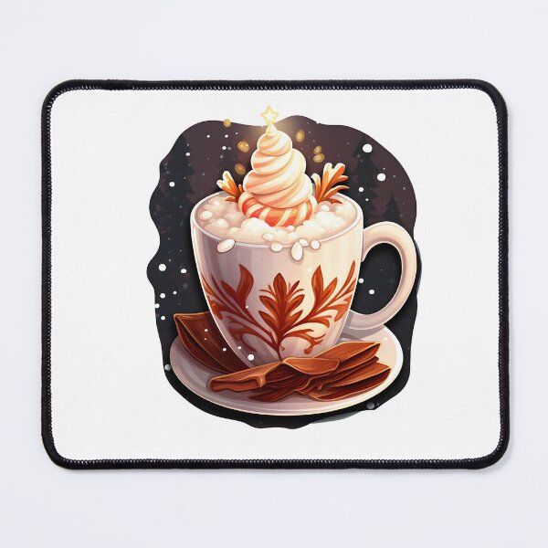 Item preview, Cozy Winter Bliss: Festive Hot Cocoa Mug Sticker/Magnet designed and sold by ColorStudioArt.