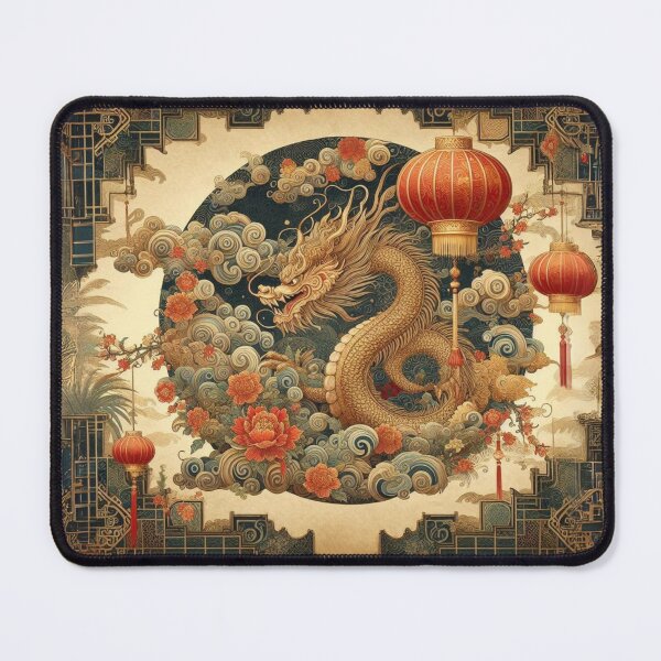 Item preview, Fantasy Dragon zodiac ushering New Year (silvergoldvisionary) designed and sold by SGVisionary.