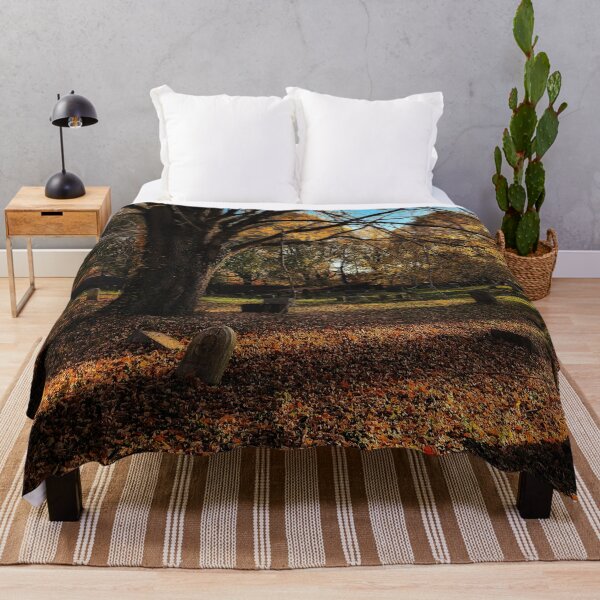 Item preview, Cemetery Sunset Landscape Photograph designed and sold by TwistedP-Photos.