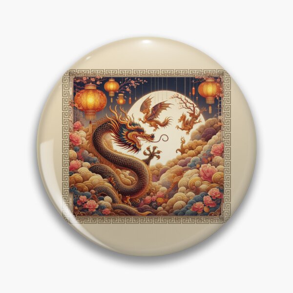 Item preview, Fantasy Dragon zodiac ushering New Year (silvergoldvisionary) designed and sold by SGVisionary.