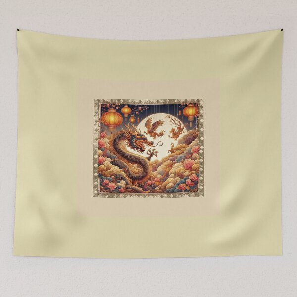 Item preview, Fantasy Dragon zodiac ushering New Year (silvergoldvisionary) designed and sold by SGVisionary.