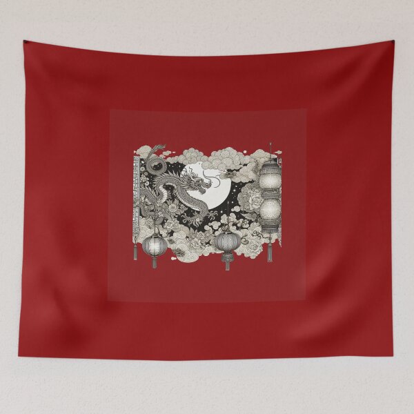 Item preview, Fantasy Dragon zodiac ushering New Year (silvergoldvisionary) designed and sold by SGVisionary.