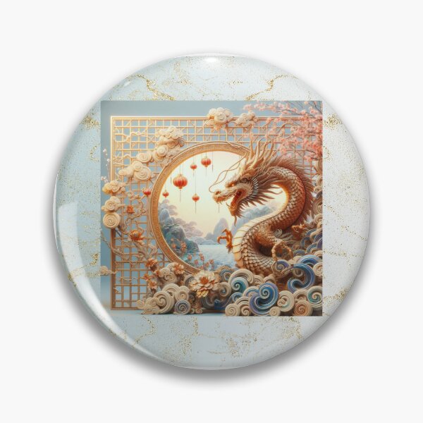 Item preview, Fantasy Dragon zodiac ushering New Year (silvergoldvisionary) designed and sold by SGVisionary.