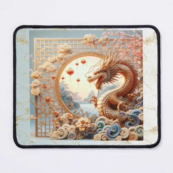 Item preview, Fantasy Dragon zodiac ushering New Year (silvergoldvisionary) designed and sold by SGVisionary.