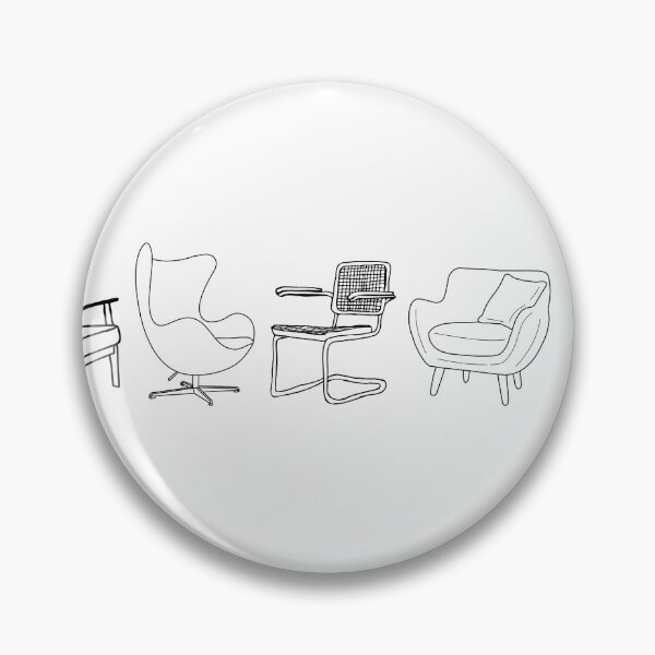 Item preview, Design Legacy Icons Midcentury Modern Chair Drawings designed and sold by Coastal Garden Design Studio.