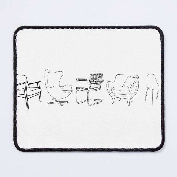 Item preview, Design Legacy Icons Midcentury Modern Chair Drawings designed and sold by Coastal Garden Design Studio.