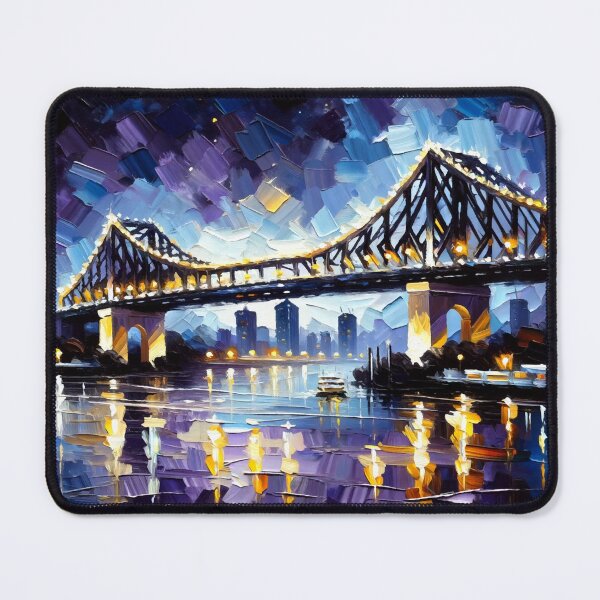 Item preview, Story Bridge at Night designed and sold by ChrisButler.