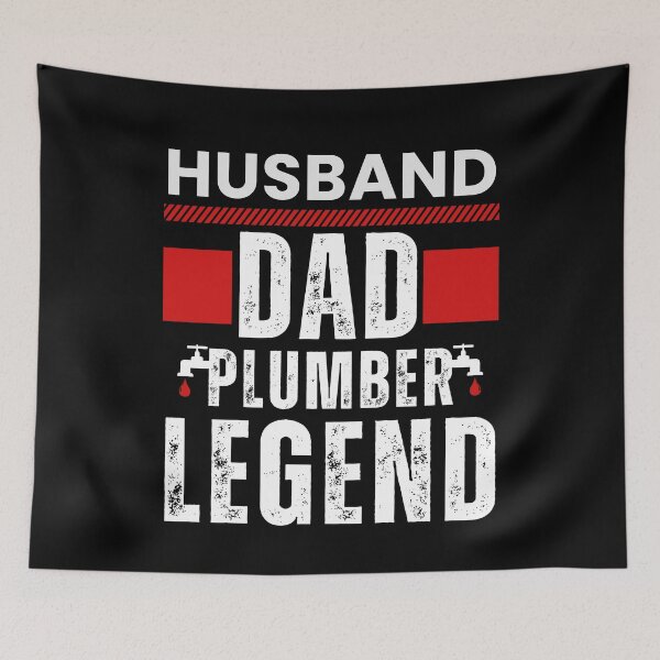 Item preview, Fathers day - Husband Dad Plumber Legend  designed and sold by Jdee23.