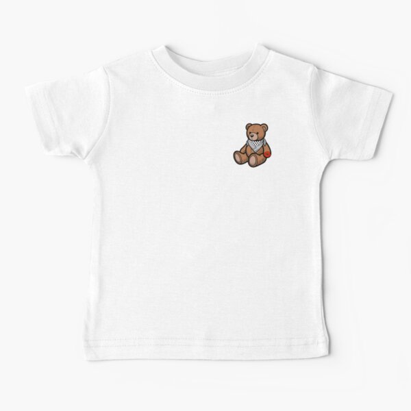 Item preview, Teddy Bear with Palestinian Keffiyeh and Poppy designed and sold by FairieDance.