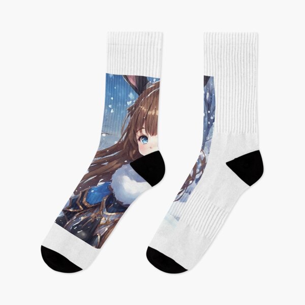 Item preview, Cute Anime Bunny knight girl winter (silvergoldvisionary) designed and sold by SGVisionary.