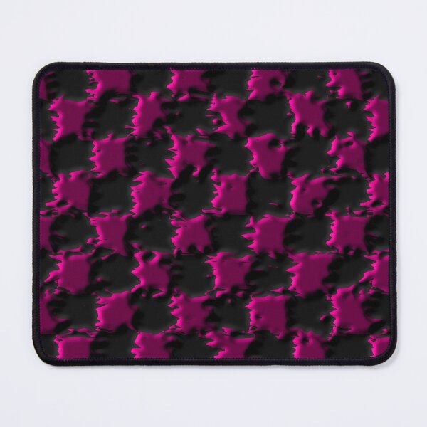 Item preview, 3D Splattered Pink and Black Checkerboard Pattern designed and sold by TheRulerofEarth.